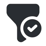 Filter Tick SVG Icon